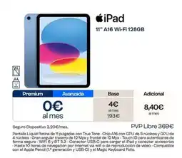 Movistar Premium - ipad oferta