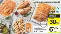 Caprabo Eroski natur - pit de pollastre filetejat oferta