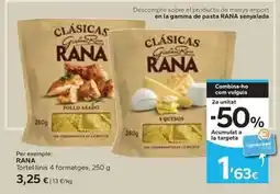 Caprabo Rana - tortellinis 4 formatges oferta