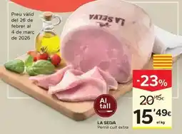 Caprabo La selva - pernil cuit extra oferta