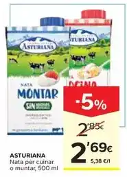 Caprabo Asturiana - nata per cuinar o muntar oferta