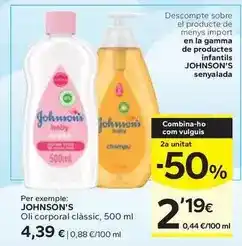 Caprabo Johnson's - oli corporal classic oferta