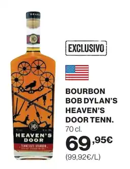 Supercor HEAVEN'S DOOR Bourbon bob dylan's tenn oferta