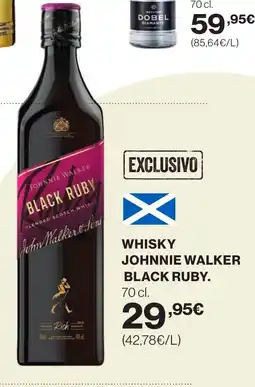Supercor JOHNNIE WALKER Whisky black ruby oferta