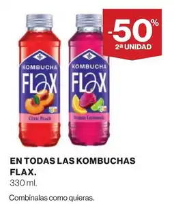 Supercor FLAX En todas las kombuchas oferta