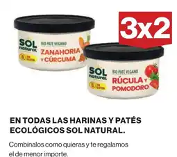 Supercor SOL NATURAL En todas las harinas y patés ecológicos oferta