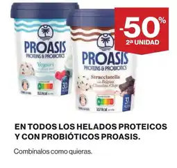 Supercor PROASIS En todos los helados proteicos y con probióticos oferta