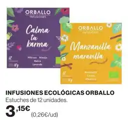 Supercor ORBALLO Infusiones ecológicas oferta