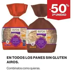 Supercor AIROS En todos los panes sin gluten oferta