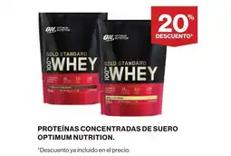 Supercor Proteínas concentradas de suero optimum nutrition oferta