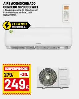 Brico Depôt Aire acondicionado corbero sirocco wifi oferta