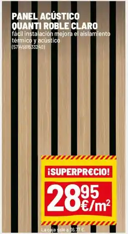 Brico Depôt Panel acústico quanti roble claro oferta