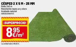 Brico Depôt Césped 2 x 5 m-25 mm oferta