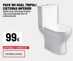 Brico Depôt Pack wc dual tripoli cisterna inferior oferta