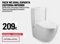 Brico Depôt Pack wc dual esparta cisterna inferior oferta