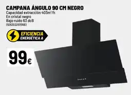Brico Depôt Campana ángulo 90 cm negro oferta