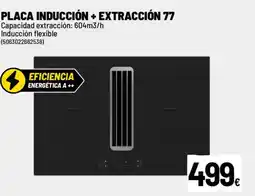 Brico Depôt Placa inducción + extracción 77 oferta