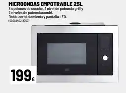 Brico Depôt Microondas empotrable oferta