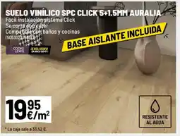 Brico Depôt Suelo vinílico spc click 5+1.5mm auralia oferta