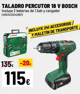 Brico Depôt BOSCH Taladro percutor 18 v oferta
