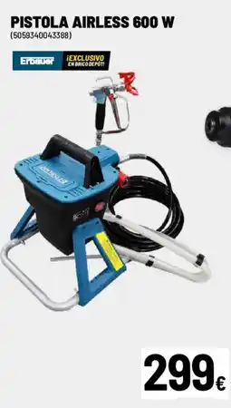 Brico Depôt Pistola airless 600 w oferta
