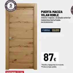 Brico Depôt Puerta maciza vilan roble oferta