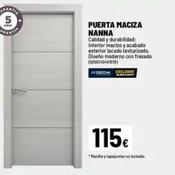 Brico Depôt Puerta maciza nanna oferta