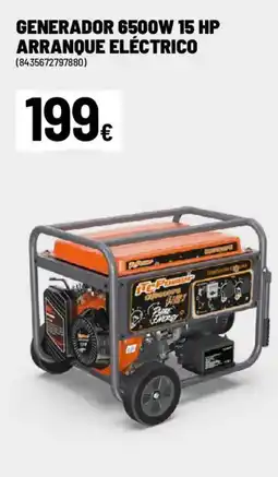 Brico Depôt Generador 6500w 15 hp arranque eléctrico oferta