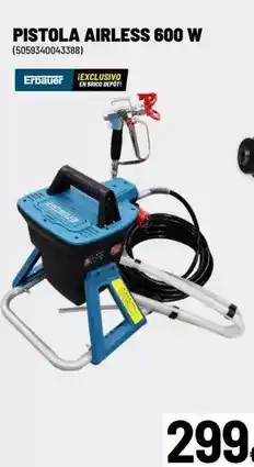Brico Depôt Airless - pistola 600 w oferta
