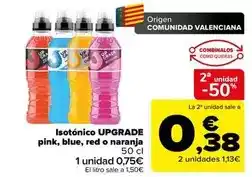 Carrefour Upgrade - isotonico oferta
