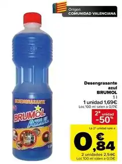 Carrefour Origen - desengrasante azul oferta