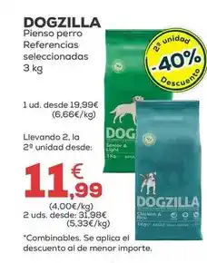 Kiwoko Dogzilla - pienso perro oferta