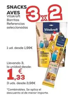 Kiwoko Vitakraft - snacks aves oferta