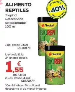 Kiwoko Tropical - alimento reptiles oferta