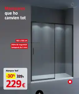 Bauhaus Mampara 'Bali' oferta