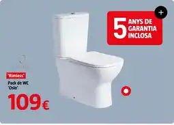 Bauhaus Pack de WC 'Oslo' oferta