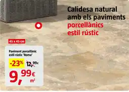 Bauhaus Paviment porcellànic estil rústic 'Roma' oferta
