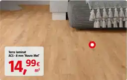 Bauhaus Terra laminat AC5.8 mm 'Roure Mel' oferta