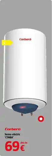 Bauhaus CORBERO Termo elèctric 'CTMBA' oferta