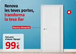 Bauhaus Pack porta d'interior 'Olympia' oferta