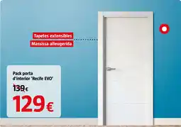 Bauhaus Pack porta d'interior 'Recife EVO' oferta