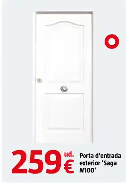 Bauhaus Porta d'entrada exterior 'Saga M100 oferta