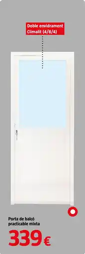 Bauhaus Porta de balcó practicable mixta oferta