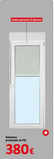 Bauhaus Balconera practicable de PVC oferta