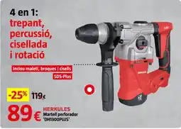 Bauhaus HERKULES Martell perforador 'DH1300PLUS' oferta