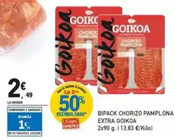 E.Leclerc Goikoa - bipack chorizo pamplona extra oferta