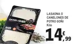 E.Leclerc Potro goñi - lasagna o canelones oferta