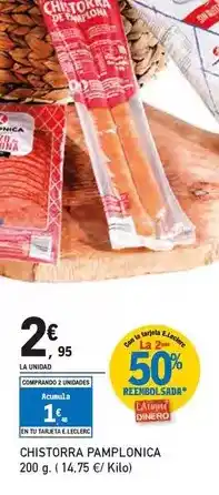 E.Leclerc Pamplonica - chistorra oferta