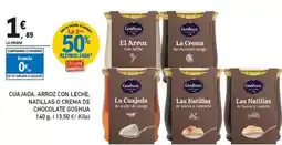 E.Leclerc Goshua - cuajada, arroz con leche, natallas o crema de chocolate oferta