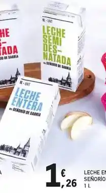 E.Leclerc Señorío de sarría - leche entera, semi o desnatada oferta